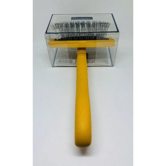 Brush for Dog, Slicker for Grooming, Groomgrip Coating, Yellow , Large NEW!!! - Picture 9 of 16
